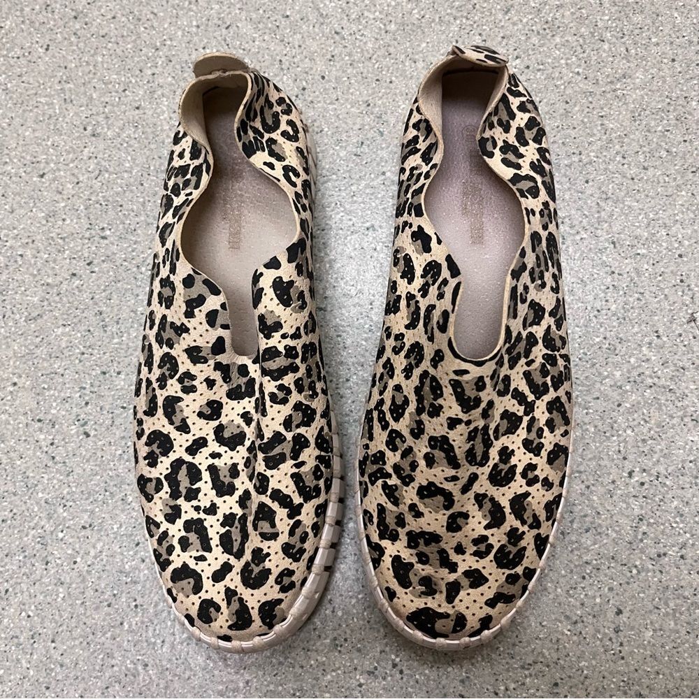 Ilse Jacobsen Tulip Flat Casual Slip On Shoes Women’s 38 Animal Leopard Print - Picture 2 of 6